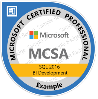 MCSA: SQL 2016 BI training